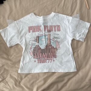 Cotton On Pink Floyd Glitter Ruffle Tee Size 5